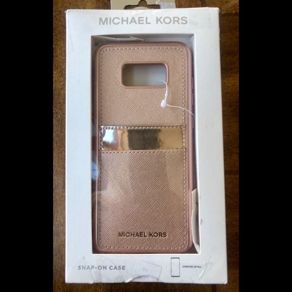Michael Kors rose gold phone case Samsung S8 Plus